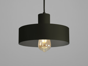 HIT 2023 Lampa wisząca Fay 1 M czarna Customform