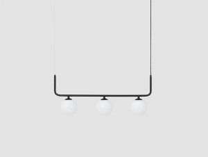 HIT 2023 Lampa wisząca Catkin 3 czarna Customform