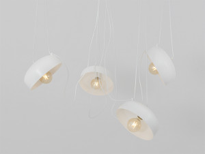 HIT 2023 Lampa wisząca Popo Flat L4 biała Customform