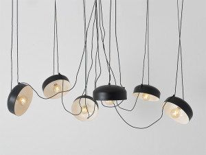 HIT 2023 Lampa wisząca Popo Flat L6 czarna Customform