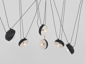 HIT 2023 Lampa wisząca Popo Flat 6 czarna Customform