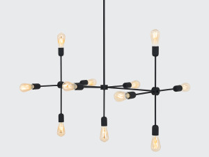 HIT 2023 Lampa wisząca Triso 11 czarna Customform