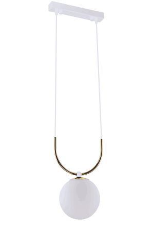 HIT 2023 Lampa wisząca Balos 1 biało/złota Amplex