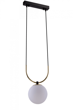 HIT 2023 Lampa wisząca Balos 1 czarno/złota Amplex