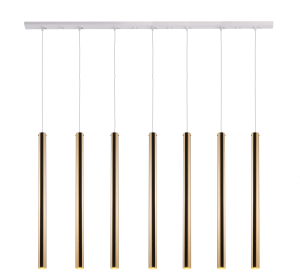 HIT 2023 Lampa wisząca Akadi 7 0145 złoty/biały Amplex