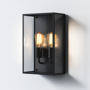 HIT 2023 Kinkiet zewnętrzny Messina Twin czarny 1183027 Astro Lighting