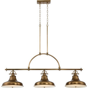 HIT 2023 Lampa wisząca Emery 3 mosiądz Quoizel Elstead