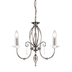 HIT 2023 Lampa wisząca Aegean 3 nikiel Elstead