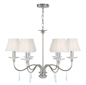 HIT 2023 Lampa wisząca Finsbury Park 6 nikiel Elstead