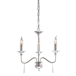 HIT 2023 Lampa wisząca Finsbury Park 3 nikiel Elstead