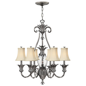 HIT 2023 Lampa wisząca Plantation 7 nikiel Elstead Hinkley