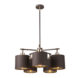 HIT 2023 Lampa wisząca Balance 5 brąz Elstead