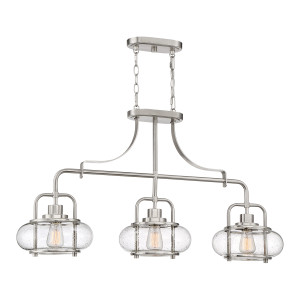 HIT 2023 Lampa wisząca Trilogy 3 nikiel Elstead Quoizel
