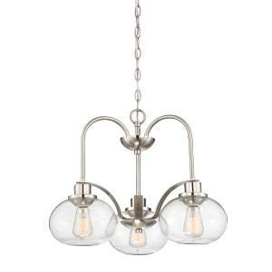 HIT 2023 Lampa wisząca Trilogy 3 nikiel Elstead Quoizel