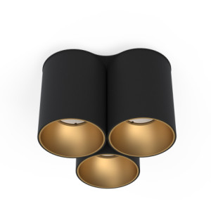 HIT 2023 Plafon Eye Tone III black/gold 8092 Nowodvorski