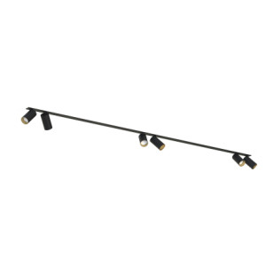 HIT 2023 Wpust sufitowy Mono surface VI black/gold 7693 Nowodvorski