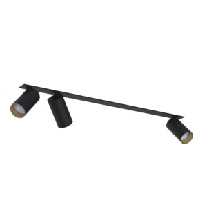 HIT 2023 Wpust sufitowy Mono surface III black/gold 7691 Nowodvorski