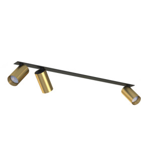 HIT 2023 Wpust sufitowy Mono surface III brass 7746 Nowodvorski
