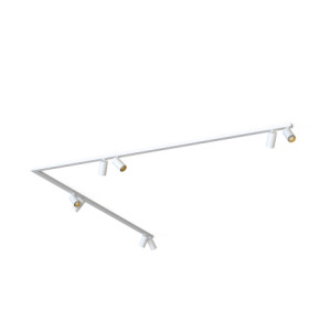 HIT 2023 Plafon listwa Mono Corner VIII 2x200 white/gold 7697 Nowodvorski