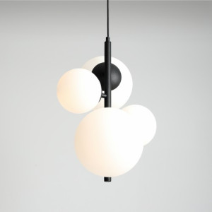 HIT 2023 Lampa wisząca Bloom 4 Black 1091L1 Aldex