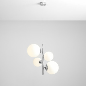HIT 2023 Lampa wisząca Bloom 4 Chrome 1091L4 Aldex