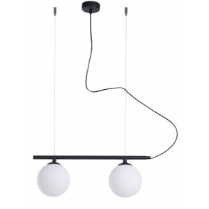 HIT 2023 Lampa wisząca Beryl Glass 2 Black 1006H1 Aldex