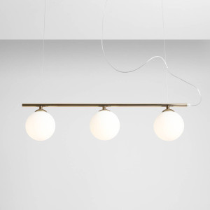 HIT 2023 Lampa wisząca Beryl Glass 3 Gold 1006E_30 Aldex