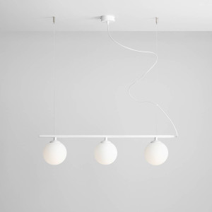 HIT 2023 Lampa wisząca Beryl Glass 3 White 1006E Aldex