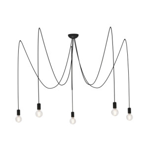 HIT 2023 Lampa wisząca Spider V black 6788 Nowodvorski