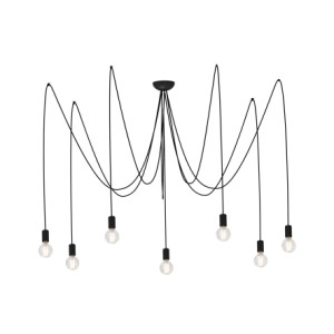 HIT 2023 Lampa wisząca Spider VII black 6785 Nowodvorski