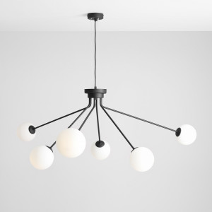 HIT 2023 Lampa wisząca Holm 6 Black 1082K1 Aldex