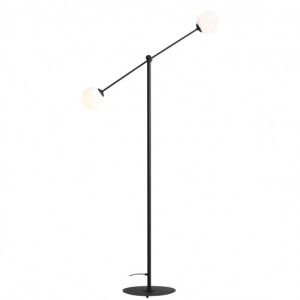 HIT 2023 Lampa podłogowa Ohio Black 1081A1 Aldex