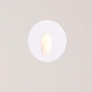 HIT 2023 Wpust ścienny Lesel 002 biały/czarny/alu Elkim Lighting
