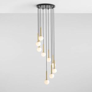 HIT 2023 Lampa wisząca Riu 9 black 1103N1 Aldex