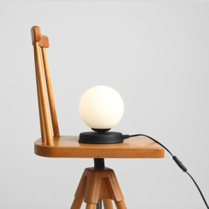 HIT 2023 Lampa biurkowa Ball Black S 1076B1_S Aldex