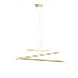 HIT 2023 Lampa wisząca Tubo 6 brass 1072K40 Aldex