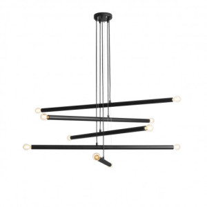 HIT 2023 Lampa wisząca Tubo 10 black 1072M1 Aldex