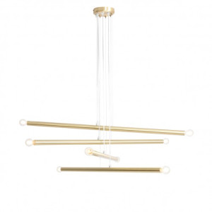 HIT 2023 Lampa wisząca Tubo 8 brass 1072P40 Aldex