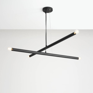 HIT 2023 Lampa wisząca Tubo 4 black 1072L1 Aldex