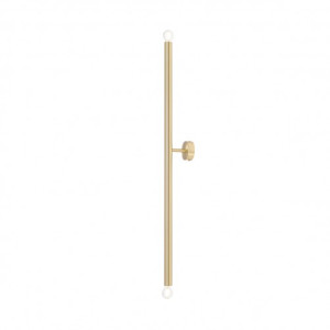 HIT 2023 Kinkiet Tubo 2 brass L 1072D40_L Aldex