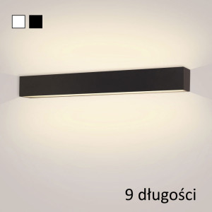 HIT 2023 Kinkiet ledowy Lupinus/K SQ UP niski różne rozmiary Elkim Lighting