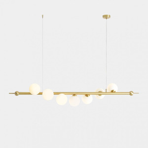 HIT 2023 Lampa wisząca Wave 7 brass 1115T40 Aldex