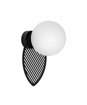 Lampa Ścienna / Kinkiet IP44 Fyllo B Czarna Ummo