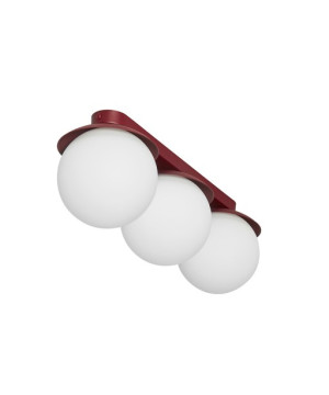 Lampa Sufitowa / Plafon Kuul B IP44 burgundowa Ummo