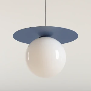 Kulista lampa wisząca LOOP DUSTY BLUE M 1125G16_M  Aldex