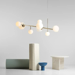 Lampa wisząca DIONE 9 GOLD 1092N30 Aldex
