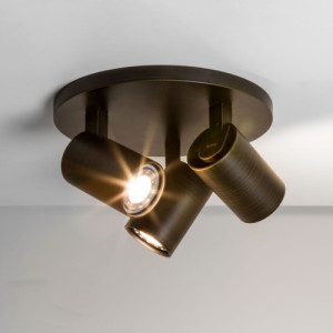 HIT 2023 Plafon Ascoli Triple Round brąz 6146 Astro Lighting