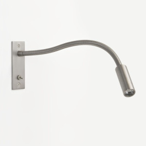 HIT 2023 Wpust ścienny Leo z włącznikiem nikiel mat 7051 Astro Lighting