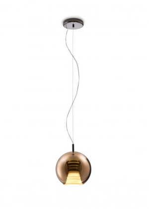 HIT 2023 Lampa wisząca Beluga Royal 20 cm brąz D57A5741 Fabbian
