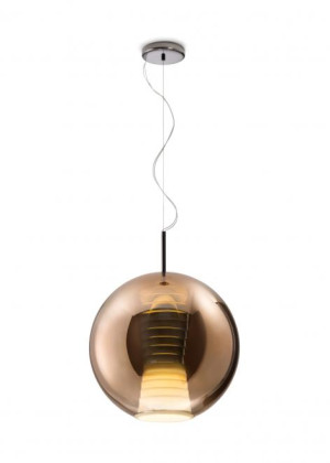 HIT 2023 Lampa wisząca Beluga Royal 40 cm brąz D57A6141 Fabbian